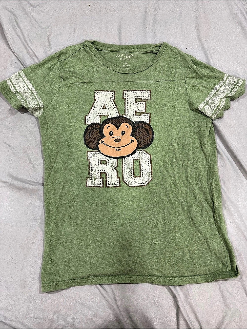 aero Monkey Pajama Set Girl Green & Brown (MIXED SIZING